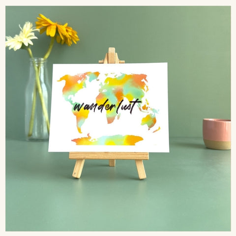 Wanderlust Art Print / Postcard