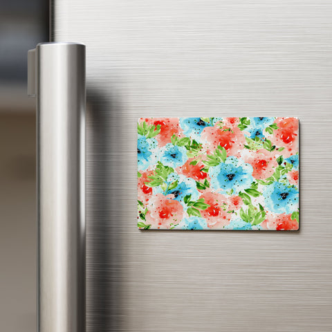 Floral Fridge Magnet Painting