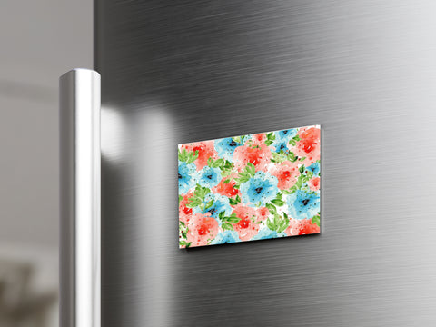 Floral Fridge Magnet Painting