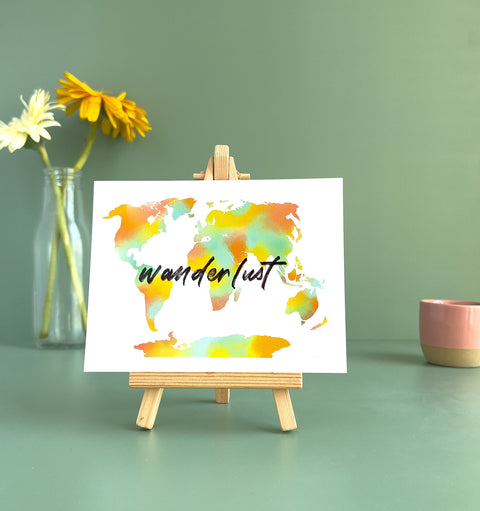 Wanderlust Desk Art